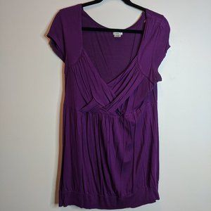 Heart-shaped Violet Blouse